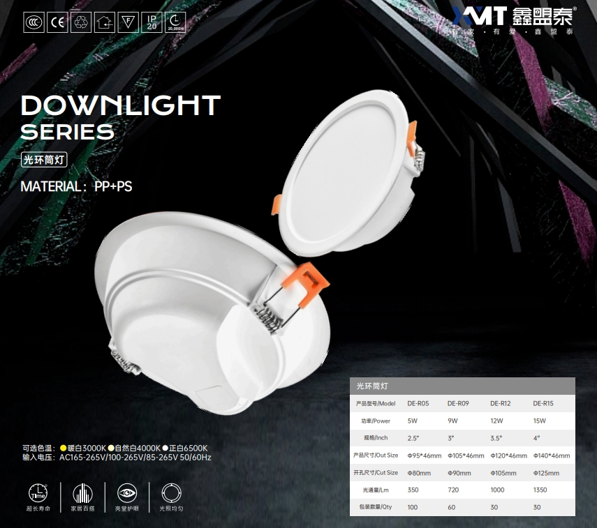 ip65 black downlights